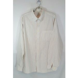 Gap Mens Dress Shirt Size  XXL Striped Button down